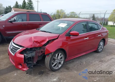 2014 Nissan Sentra Sr z USA, uszkodzony, nr VIN 3N1AB7AP5EY307232